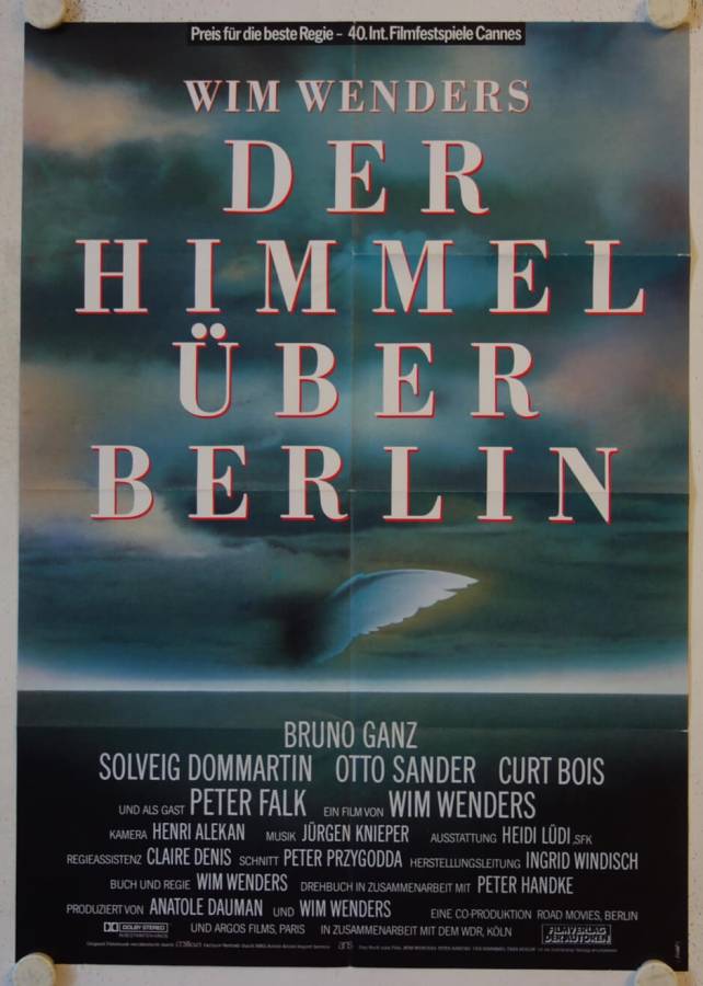 Wings of Desire original release german movie poster